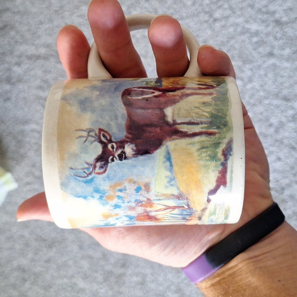 Gibson Housewares Deer Mural Mug